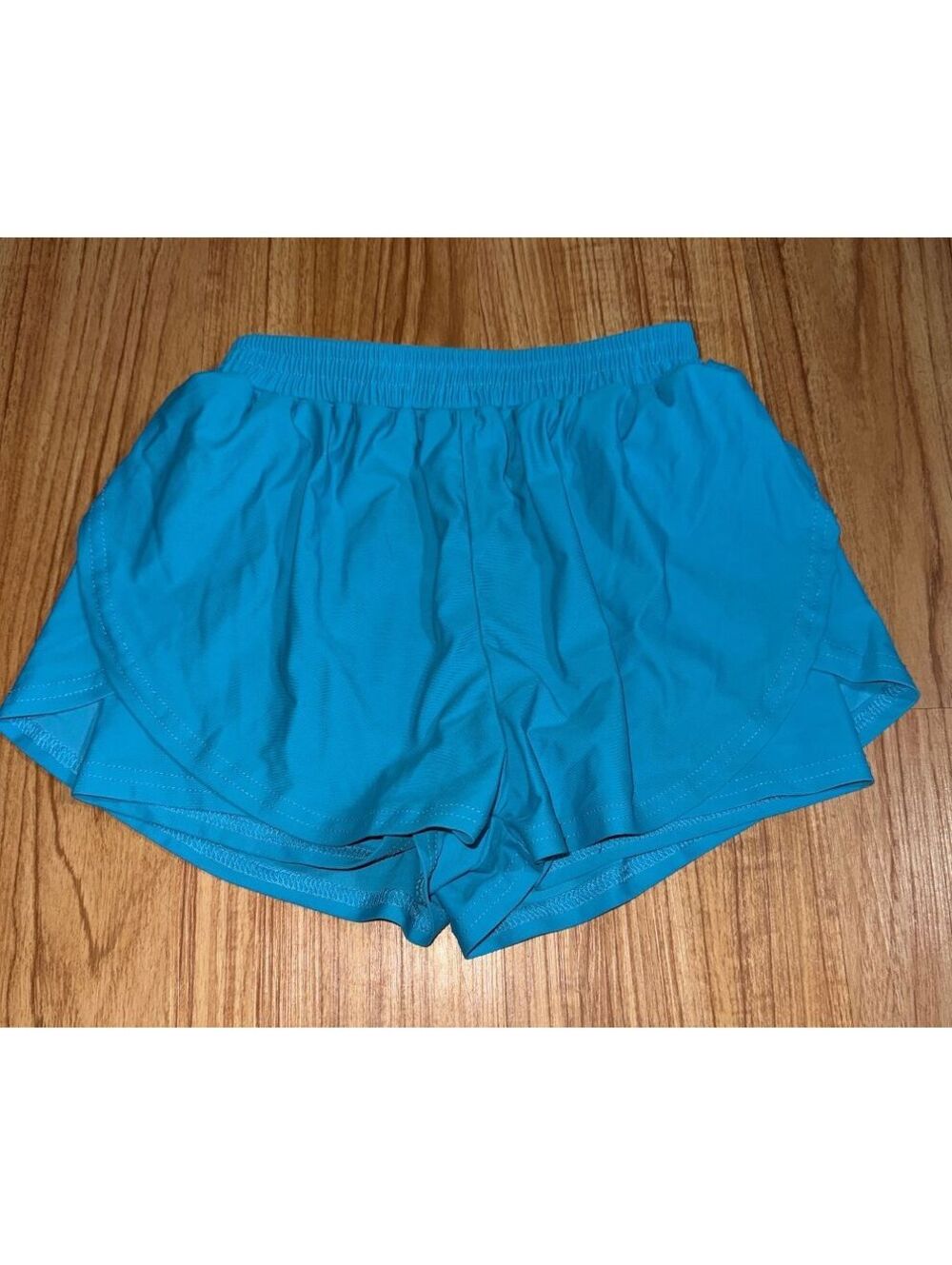 Light Blue Athletic Running Shorts